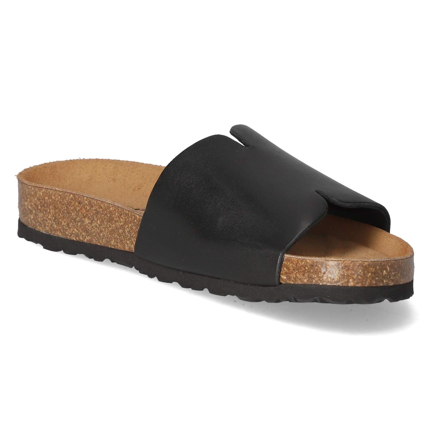 Pantoletten - black leather