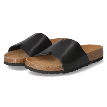 Pantoletten - black leather