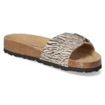 Pantoletten - beige comb