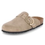 Clogs - taupe