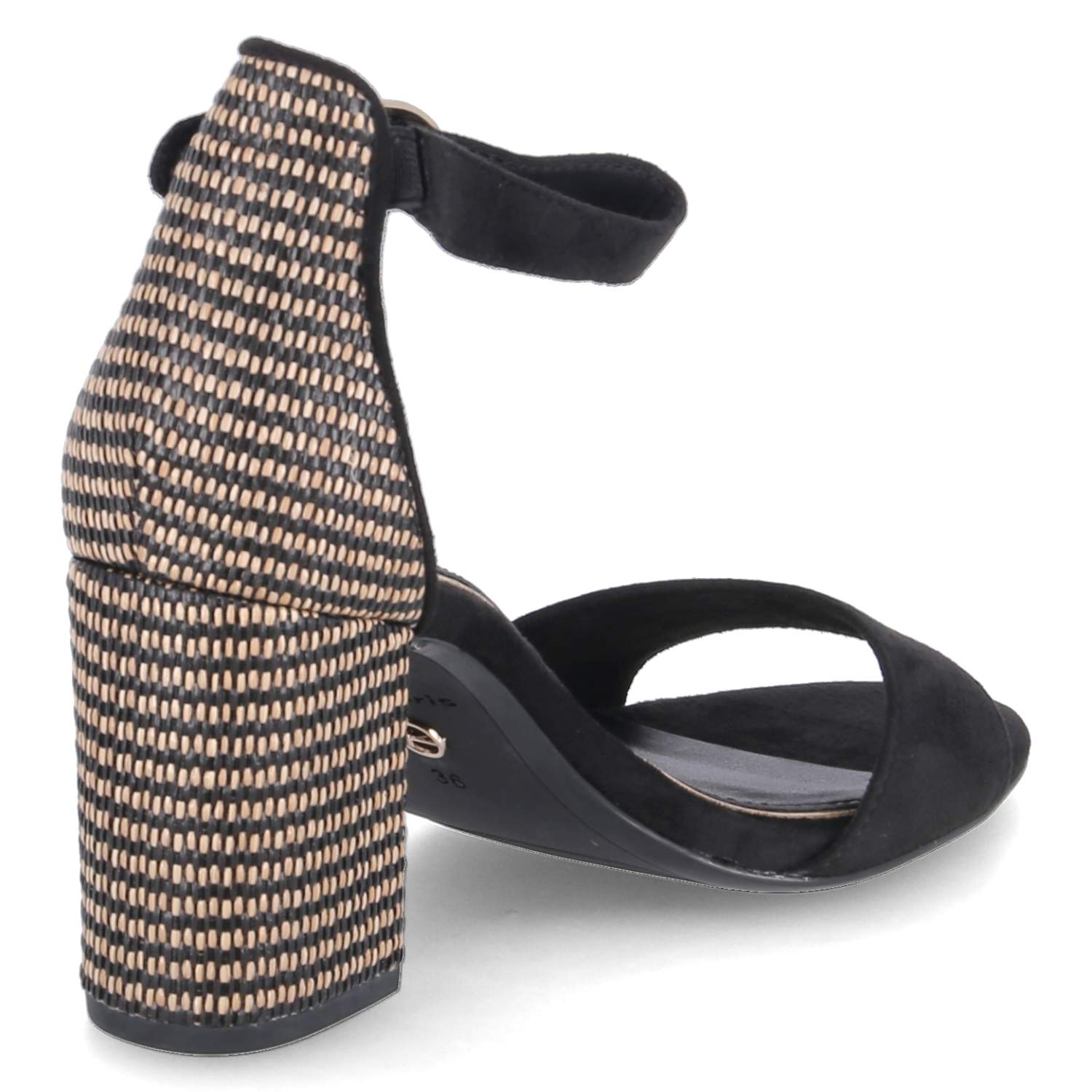 Riemchensandaletten - black comb