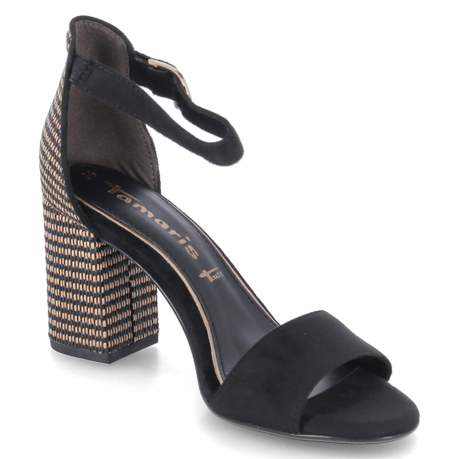 Riemchensandaletten - black comb