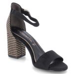 Riemchensandaletten - black comb
