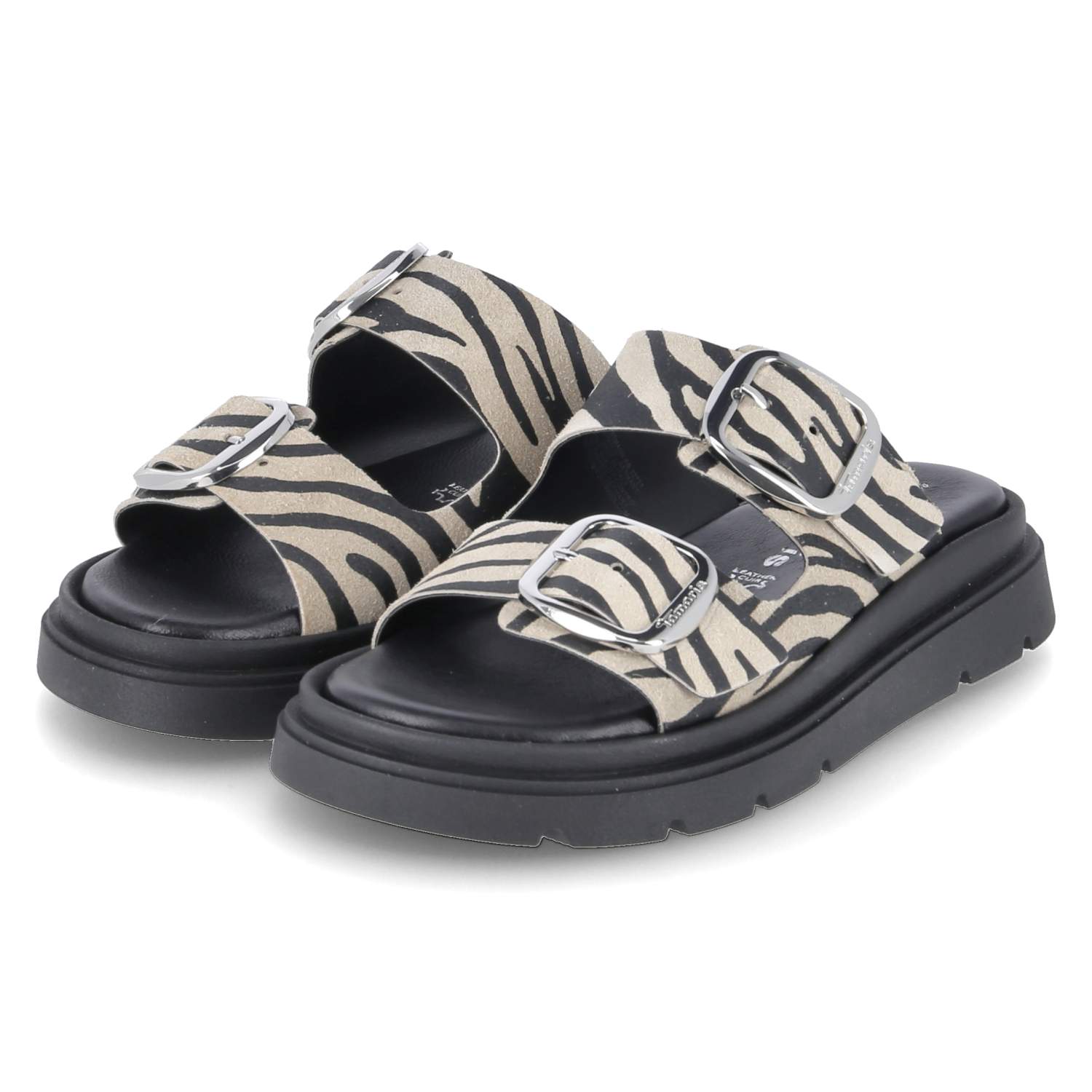 Pantoletten - zebra
