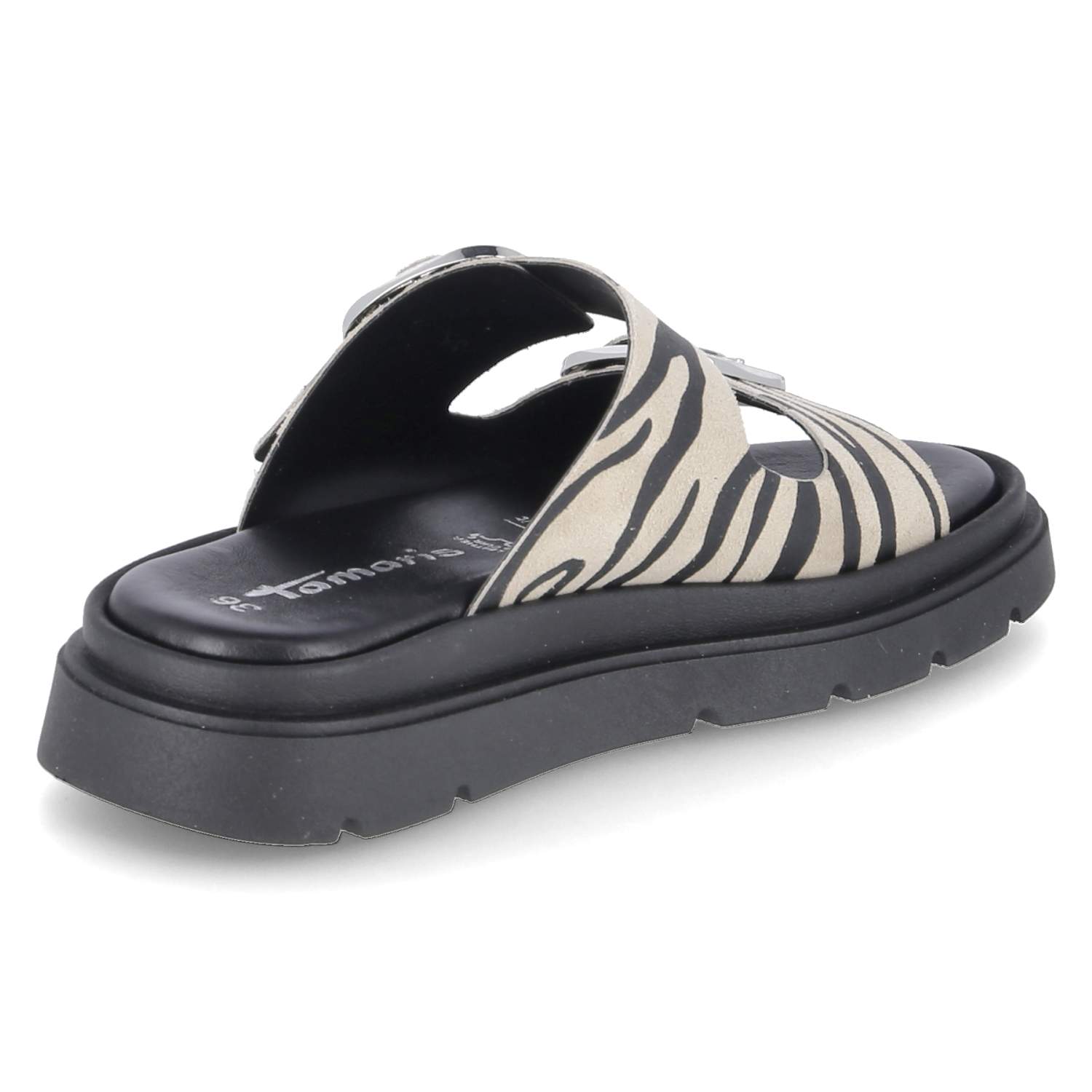 Pantoletten - zebra