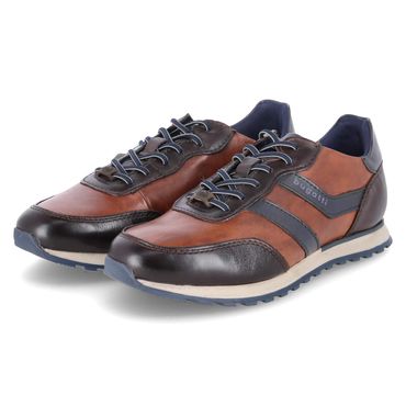 Low Sneaker - dark brown / cognac