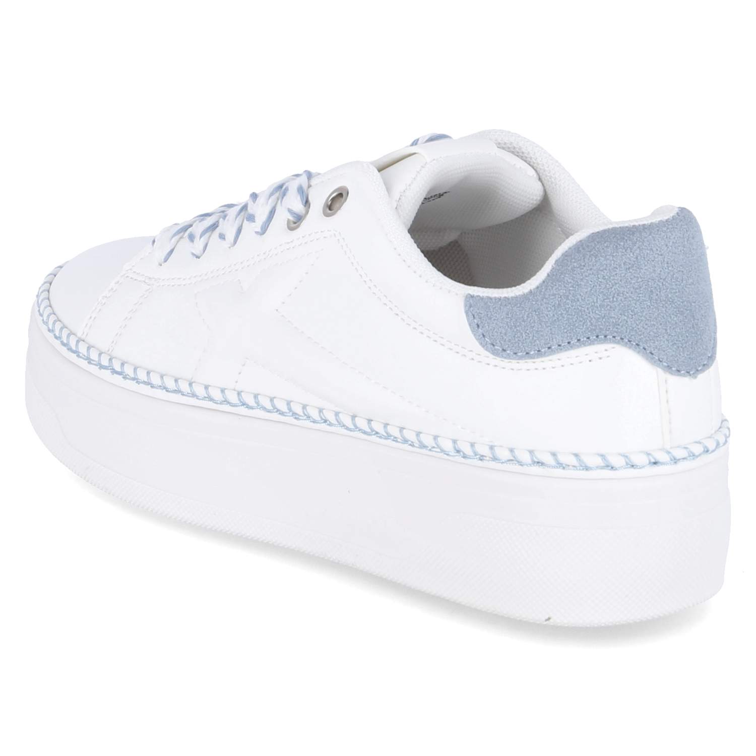 Low Sneaker - white / light blue
