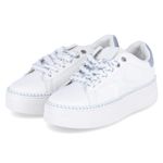 Low Sneaker - white / light blue