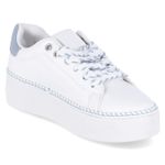 Low Sneaker - white / light blue