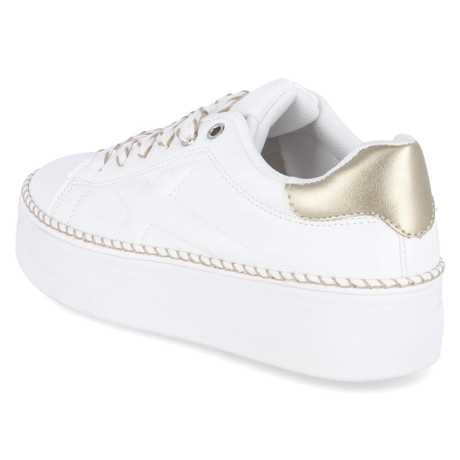 Low Sneaker - white / gold