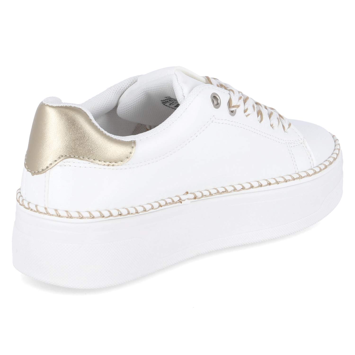 Low Sneaker - white / gold