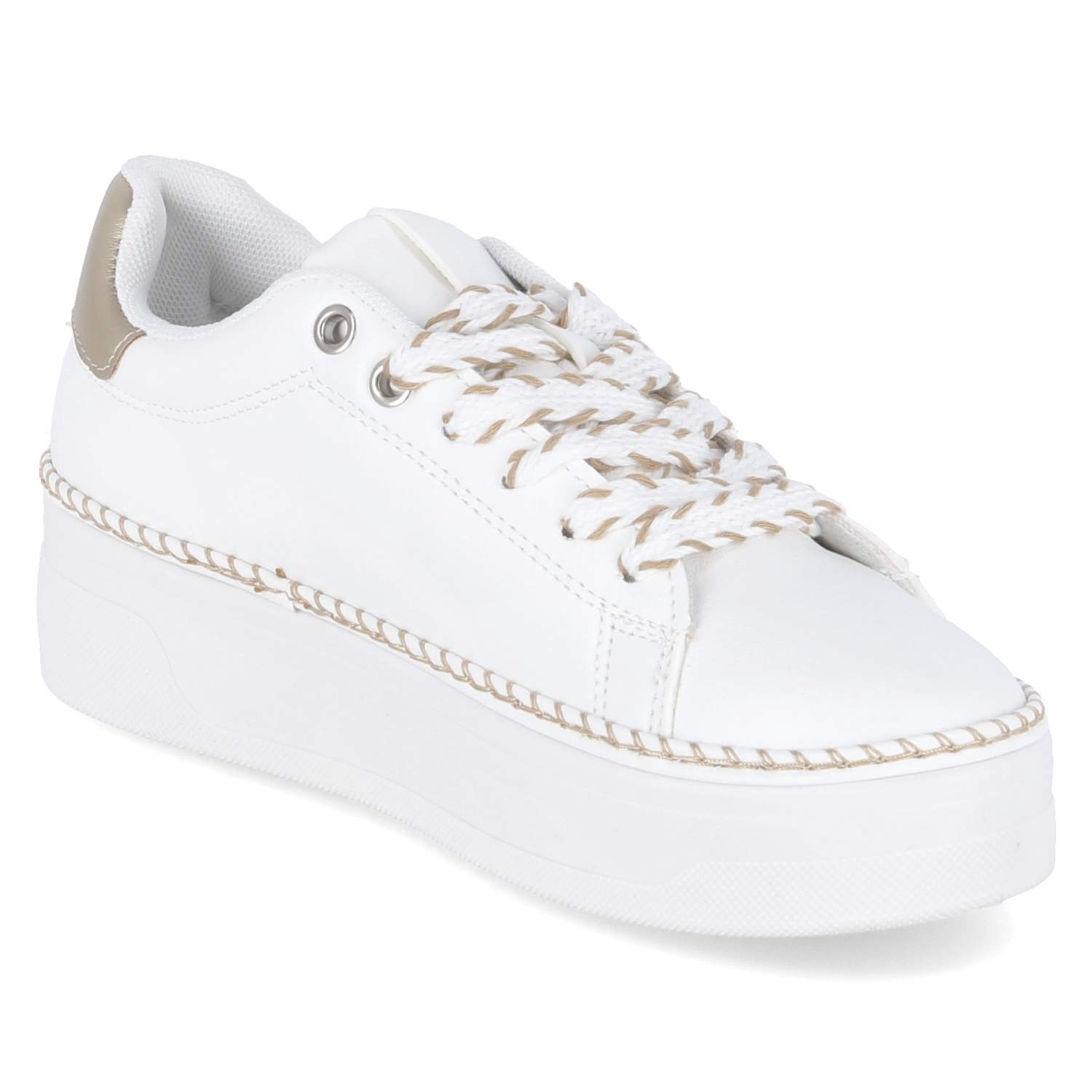 Low Sneaker - white / gold
