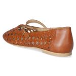Spangenballerinas  - cognac