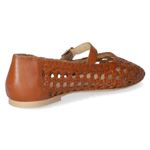 Spangenballerinas  - cognac