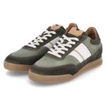 Low Sneaker - moss green-white