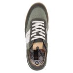 Low Sneaker - moss green-white