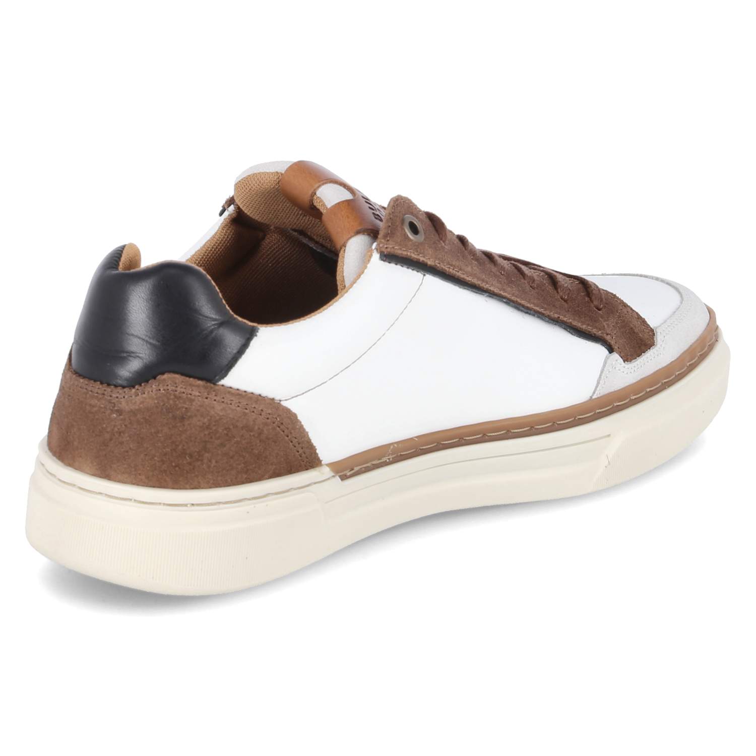 Low Sneaker - white - brown
