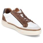 Low Sneaker - white - brown