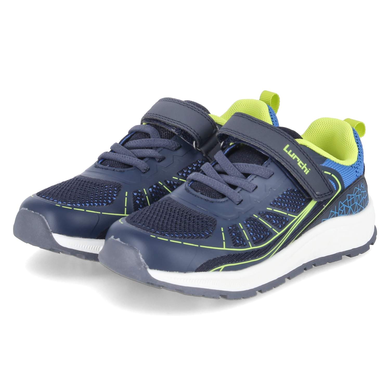 Low Sneaker - navy-lime