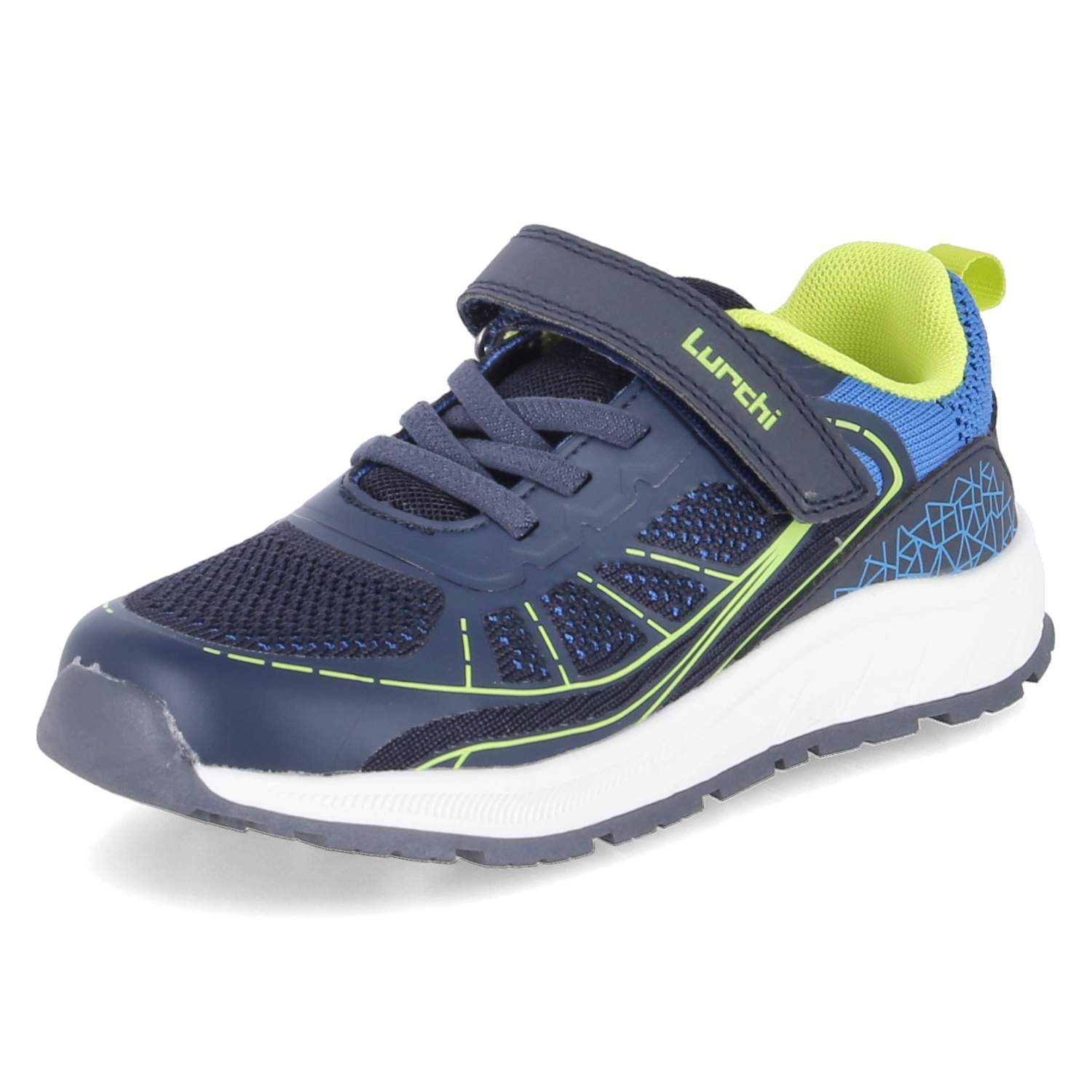 Low Sneaker - navy-lime