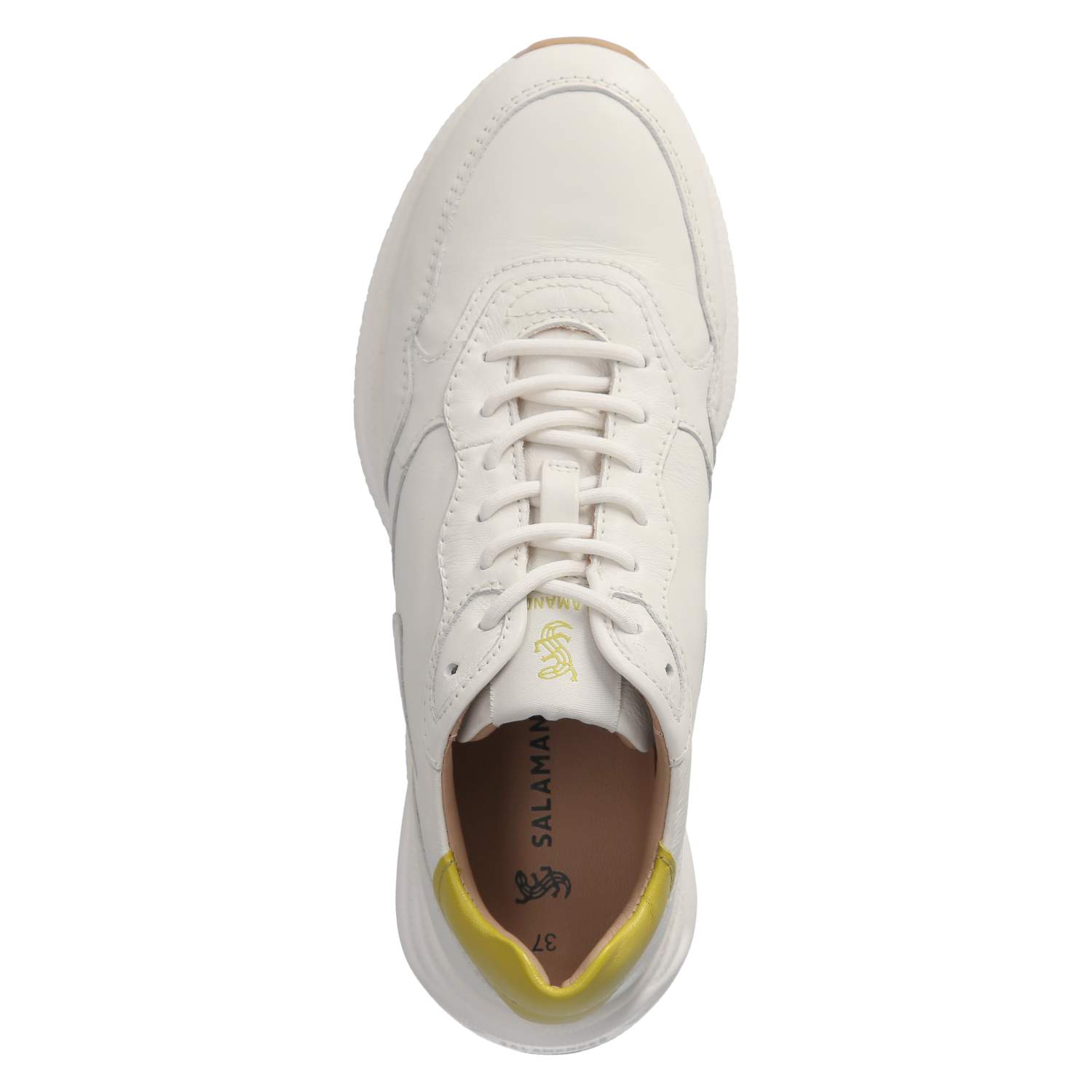 Low Sneaker  - white / yellow