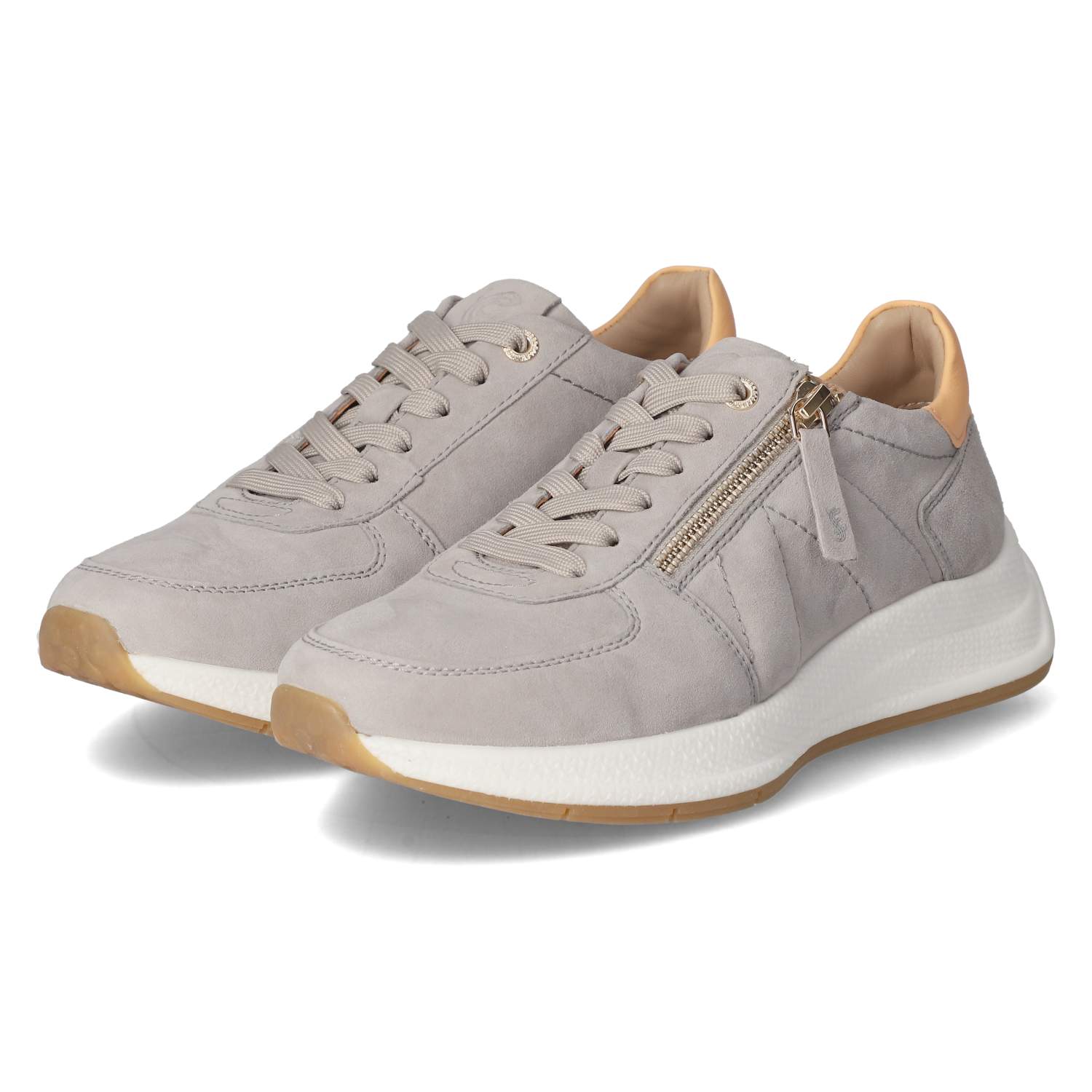 Low Sneaker  - light grey / rose
