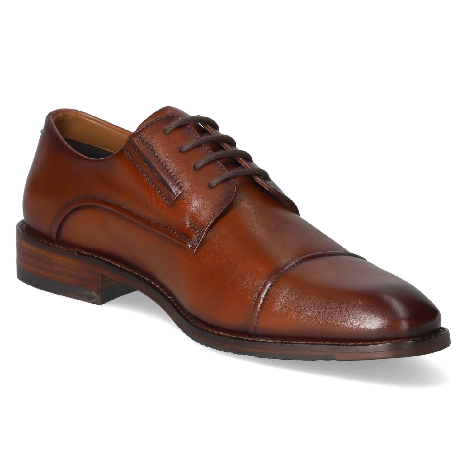 Halbschuhe - cognac