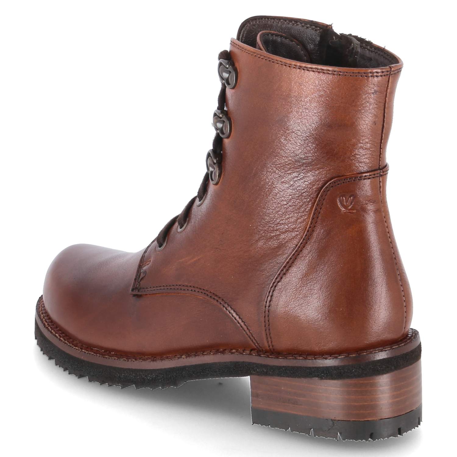 Schnürstiefeletten LYSI - ginger gianduia