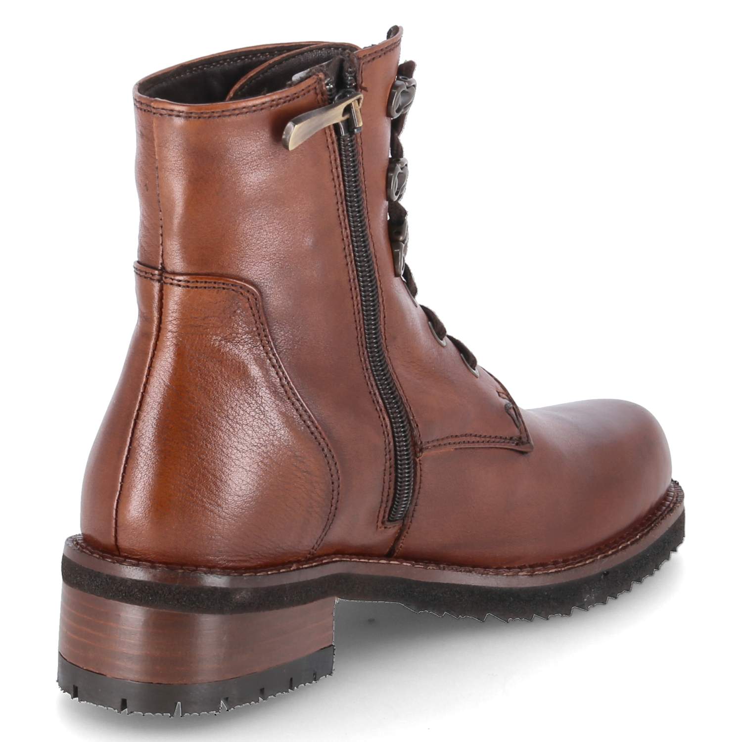 Schnürstiefeletten LYSI - ginger gianduia