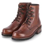 Schnürstiefeletten LYSI - ginger gianduia