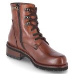 Schnürstiefeletten LYSI - ginger gianduia