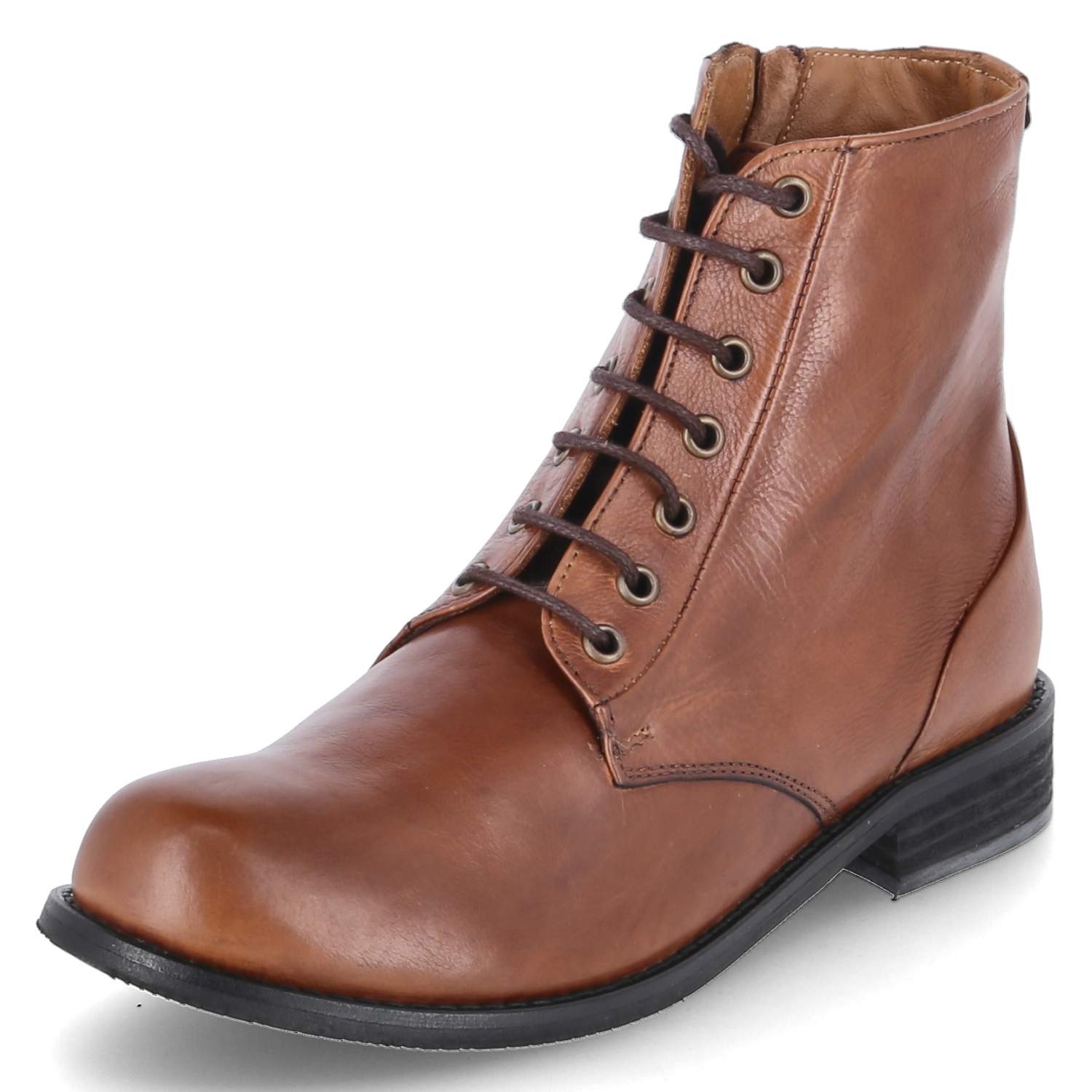 Schnürstiefeletten AZALEA - ginger gianduia
