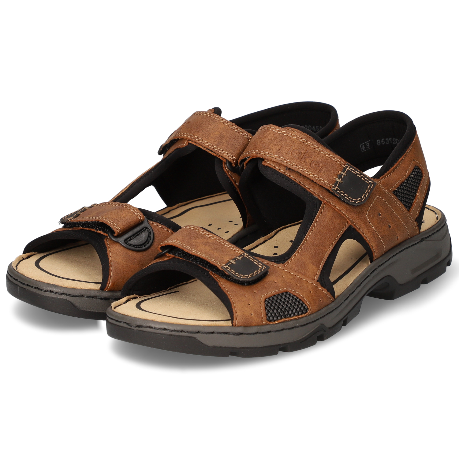 Sandalen - braun/kombi