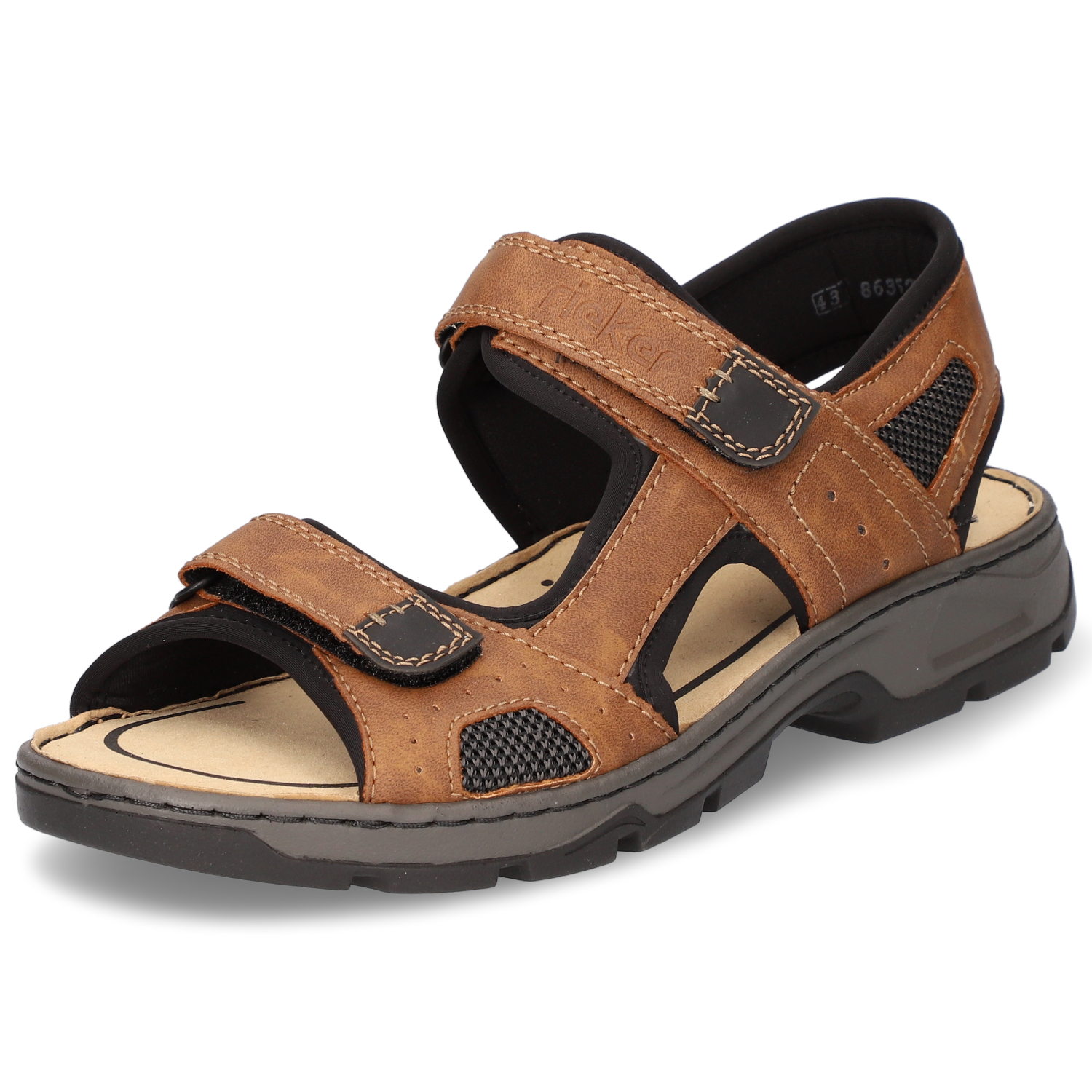 Sandalen - braun/kombi