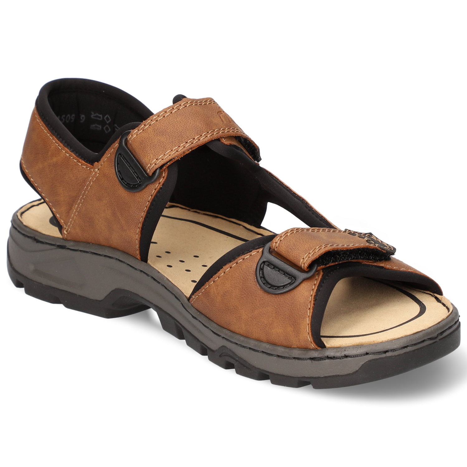 Sandalen - braun/kombi