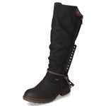 Winterstiefel - schwarz/schwarz/brandy