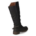 Winterstiefel - schwarz/schwarz/brandy