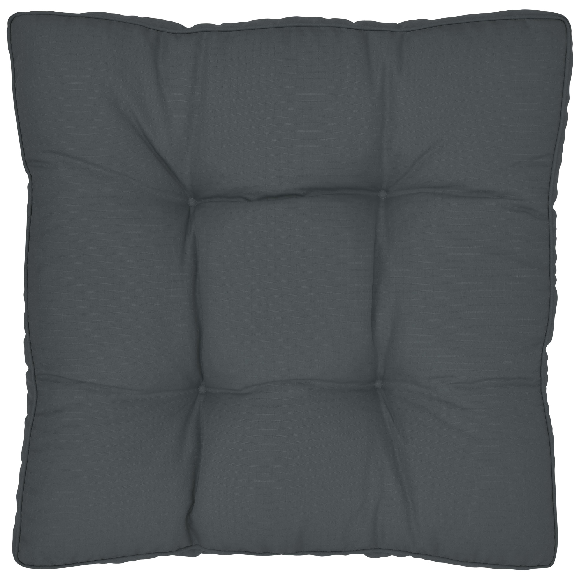 Lounge Cushion Rattan Garden Chair Patio Furniture Seat Pad 50x50x10 Anthracite