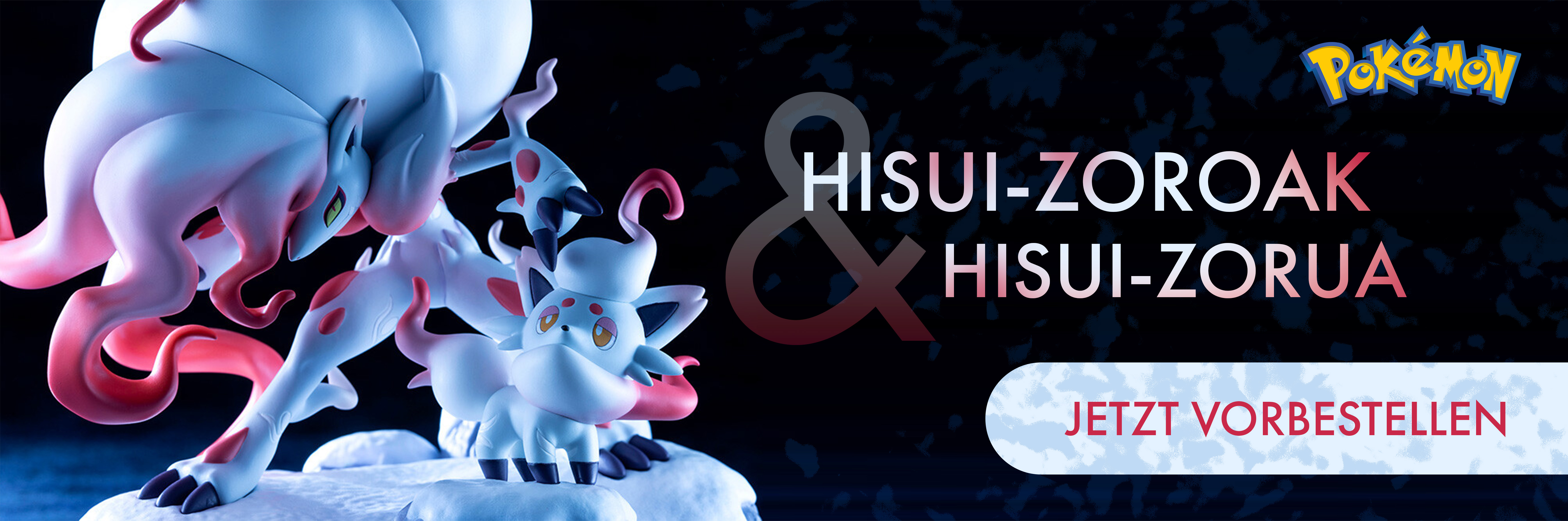     Pokémon Legends: Arceus Pokémon Center Original Figure Statue: Hisui-Zoroark & Hisui-Zorua [Pokémon Center Exklusiv]