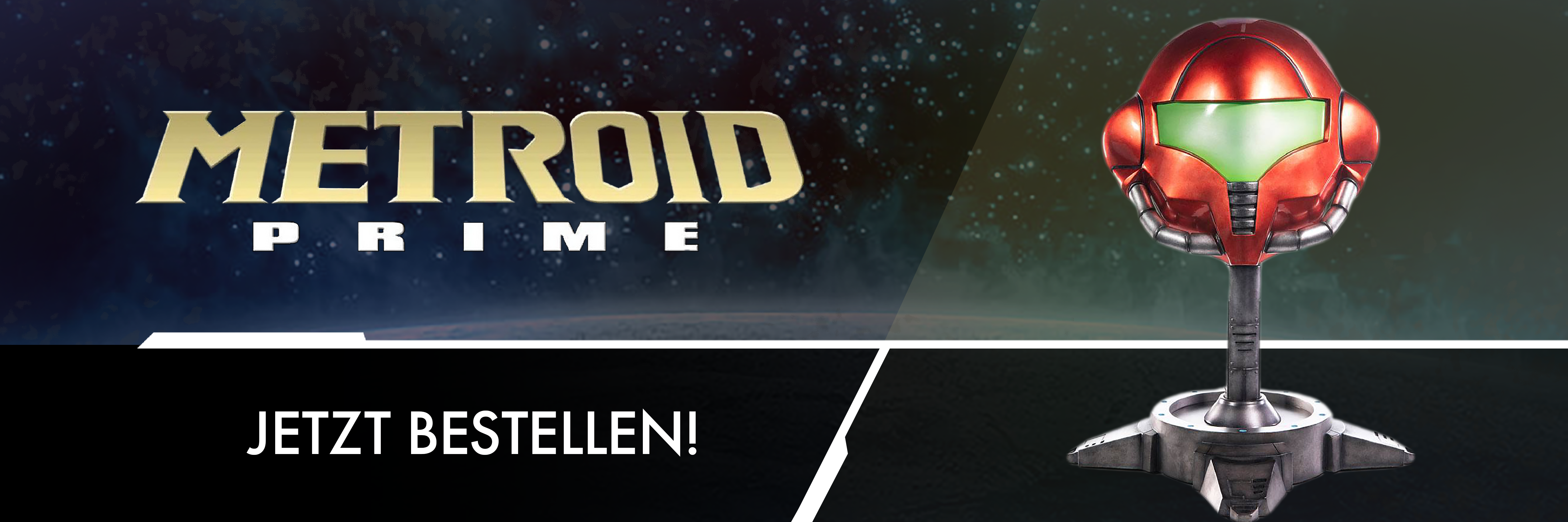     Metroid Prime Replik Statue: Samus Aran Helm