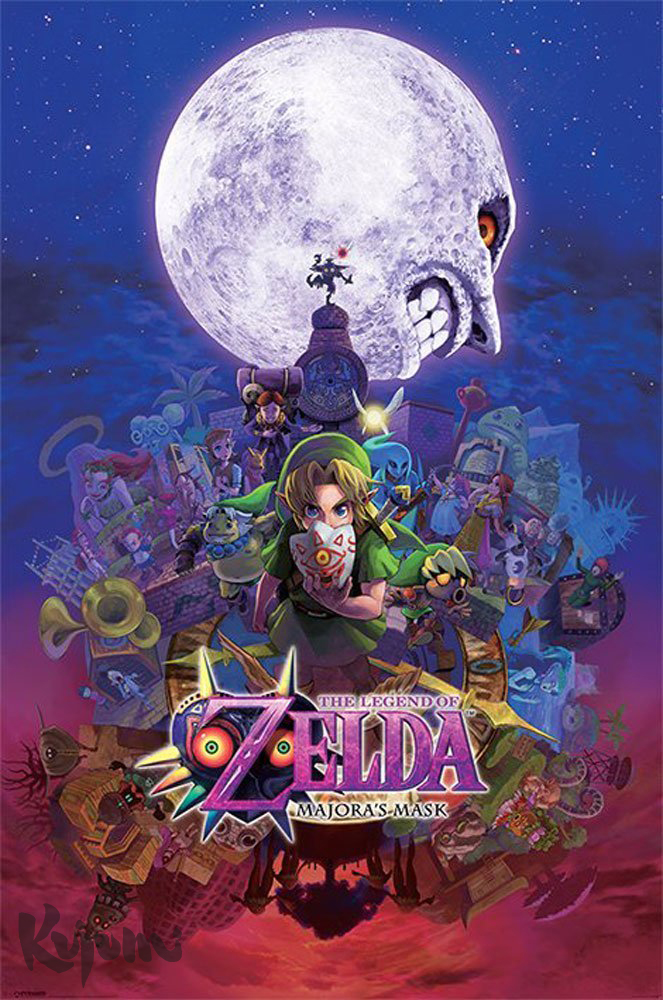 The Legend Of Zelda: Majora's Mask Poster: Spielecover | Kujumi