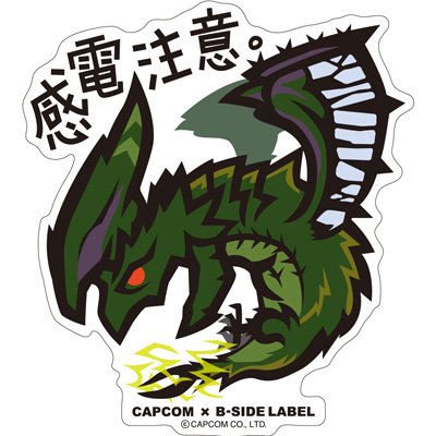 Capcom B Side Label Monster Hunter Generations Sticker Astalos Kujumi