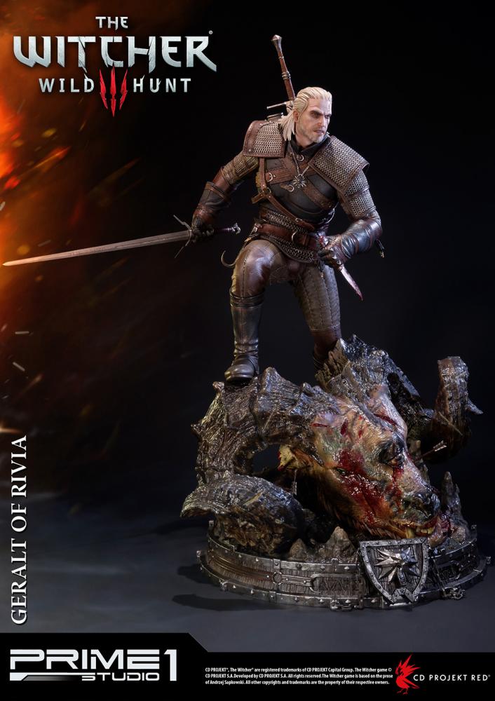 The Witcher 3 Wild Hunt Premium Masterline 1/4 Statue Geralt von Riva