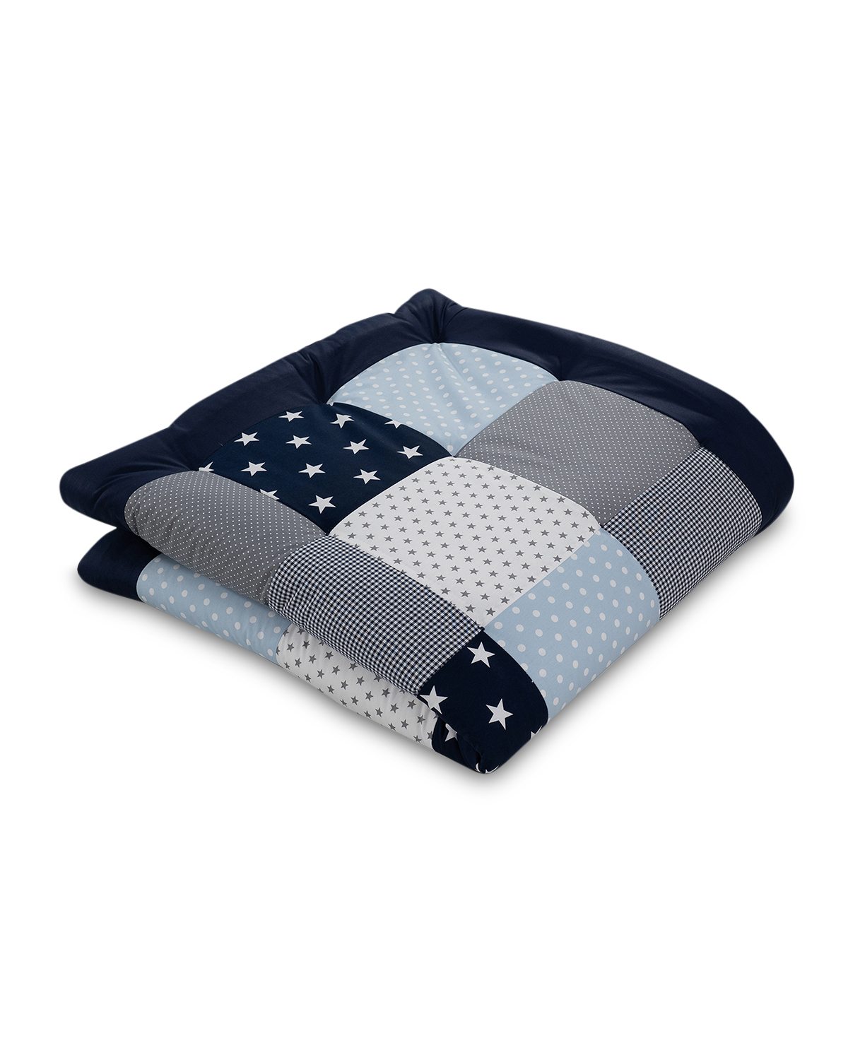 Padded Play Mat Playpen Pad BLUE LIGHT BLUE GREY Buy Baby Textiles 