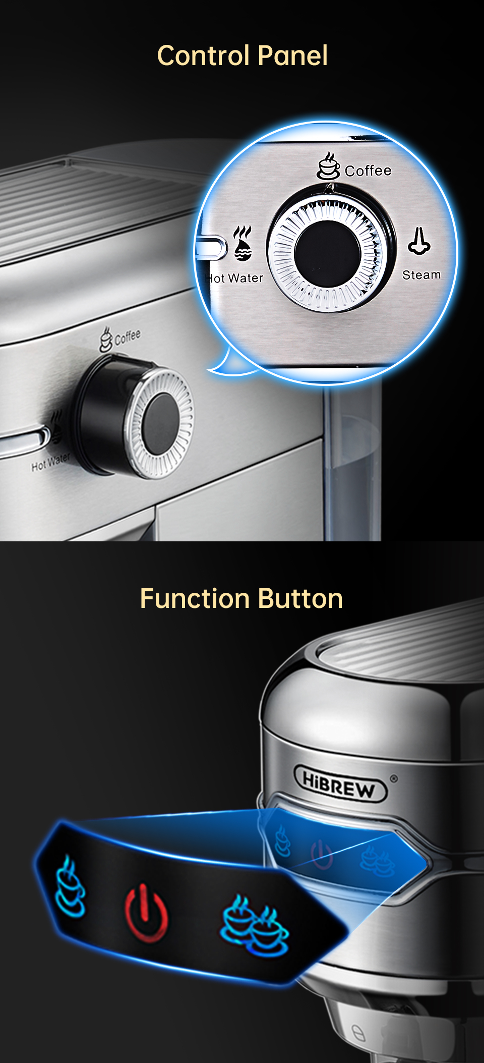 Siebträger HiBREW H11 Siebträger HiBREW H11 Siebträger HiBREW H11 Siebträger HiBREW H11