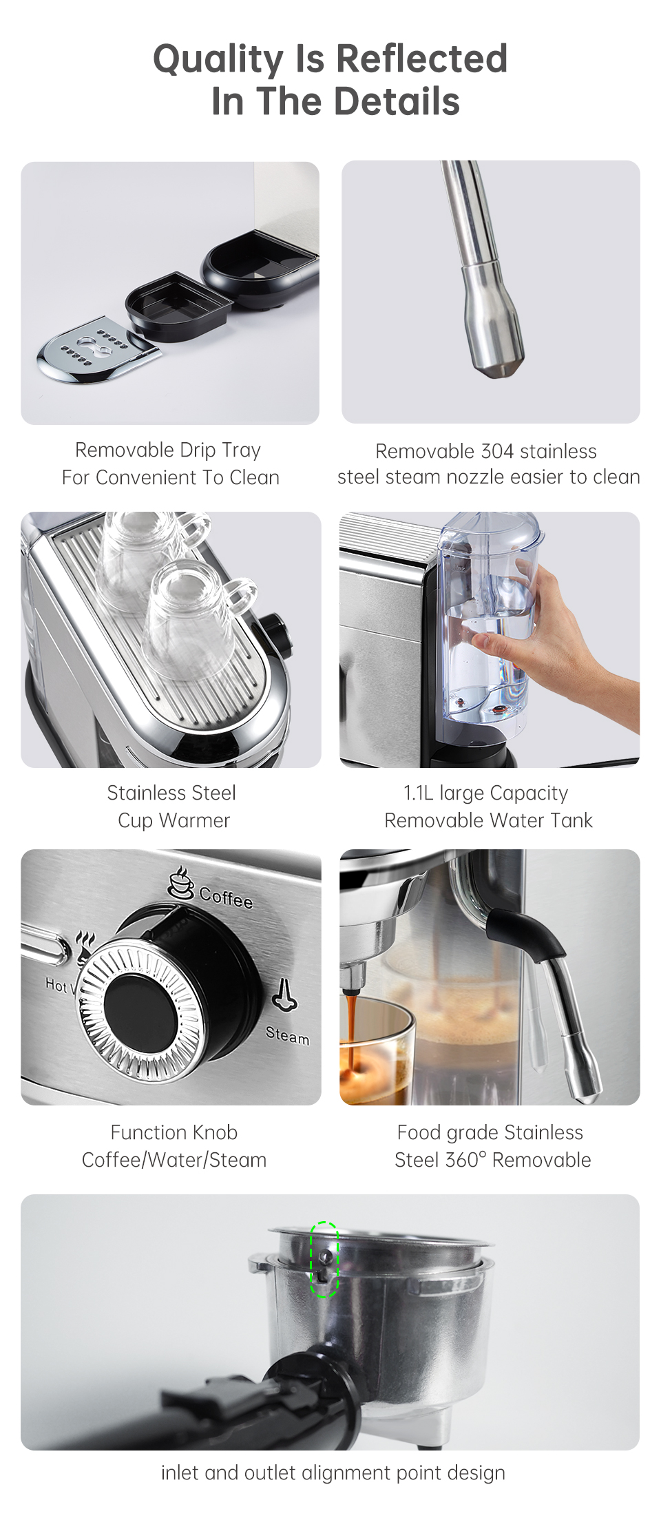 Siebträger HiBREW H11 Siebträger HiBREW H11 Siebträger HiBREW H11 Siebträger HiBREW H11