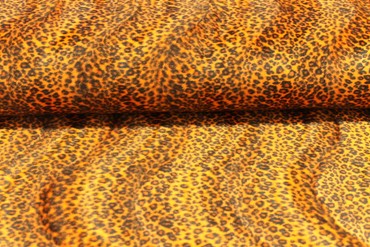 Meterware Fellstoff Gelb Stoff Polyester Fell Biene Gelb Schwarz