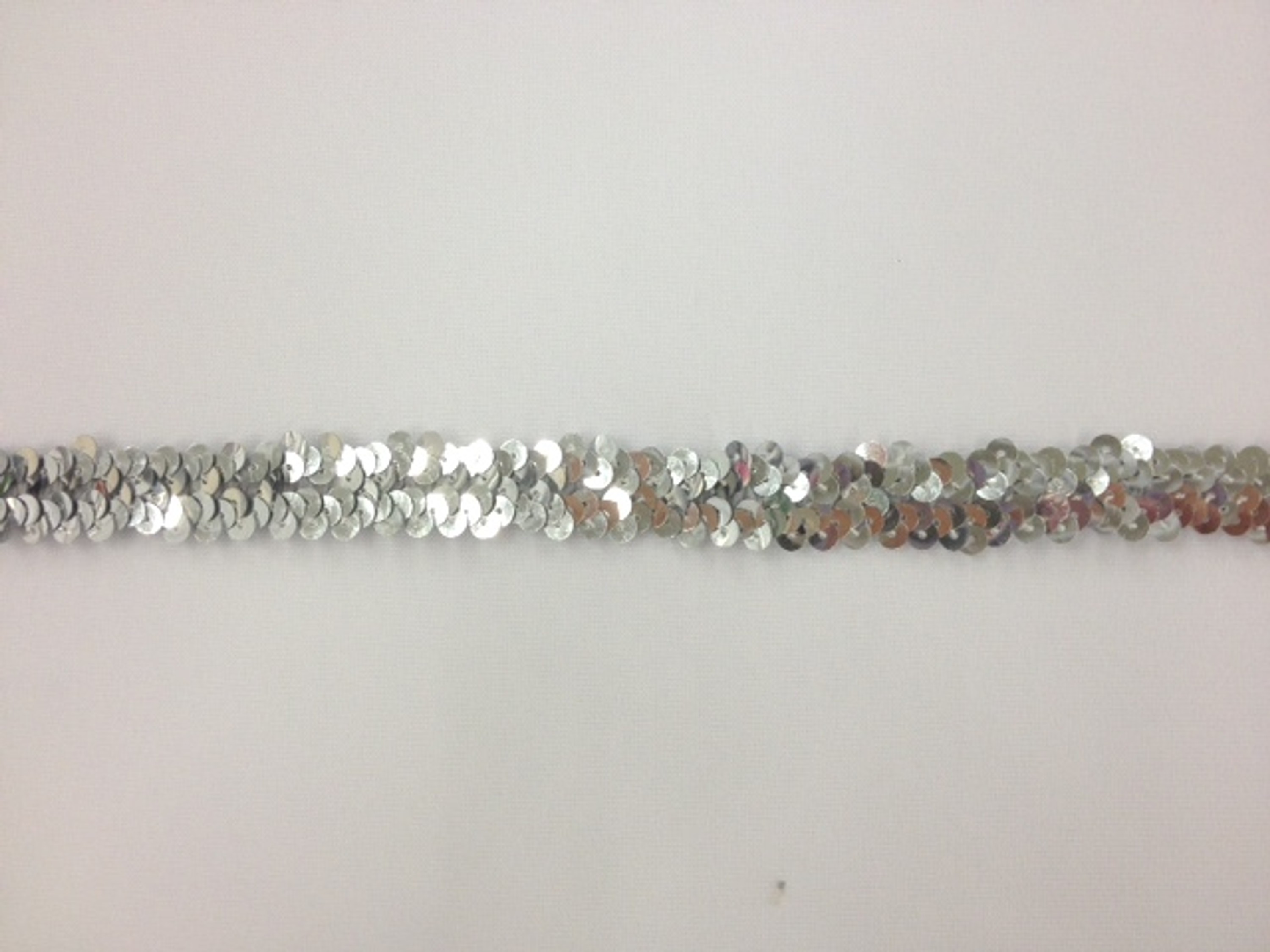 Stretch Paillettenband 45mm Breit - Elastisch Mit Hologramm Effekt