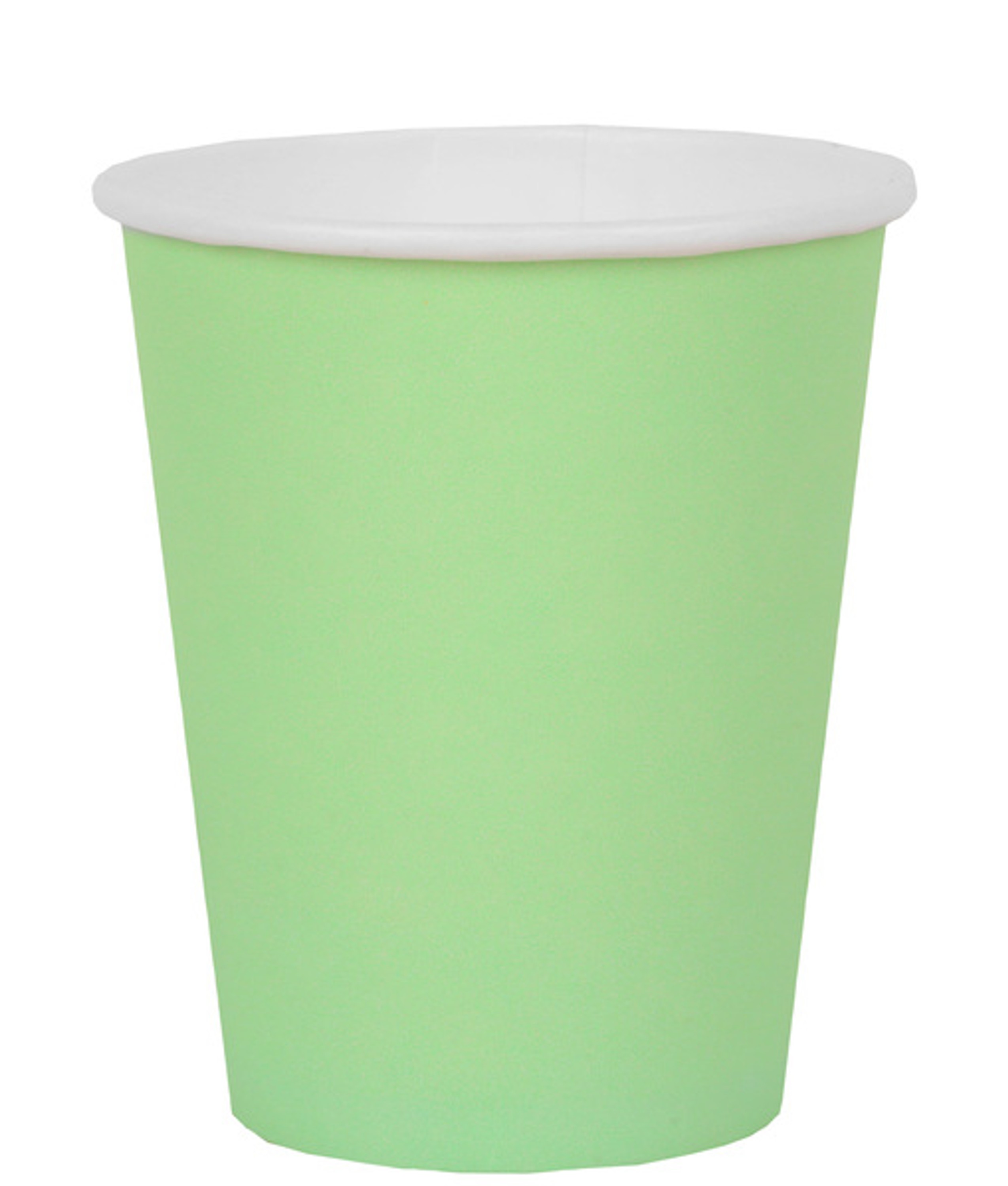 10 PappBecher mintgrün hellgrün grün Festartikel Schlaudt GmbH