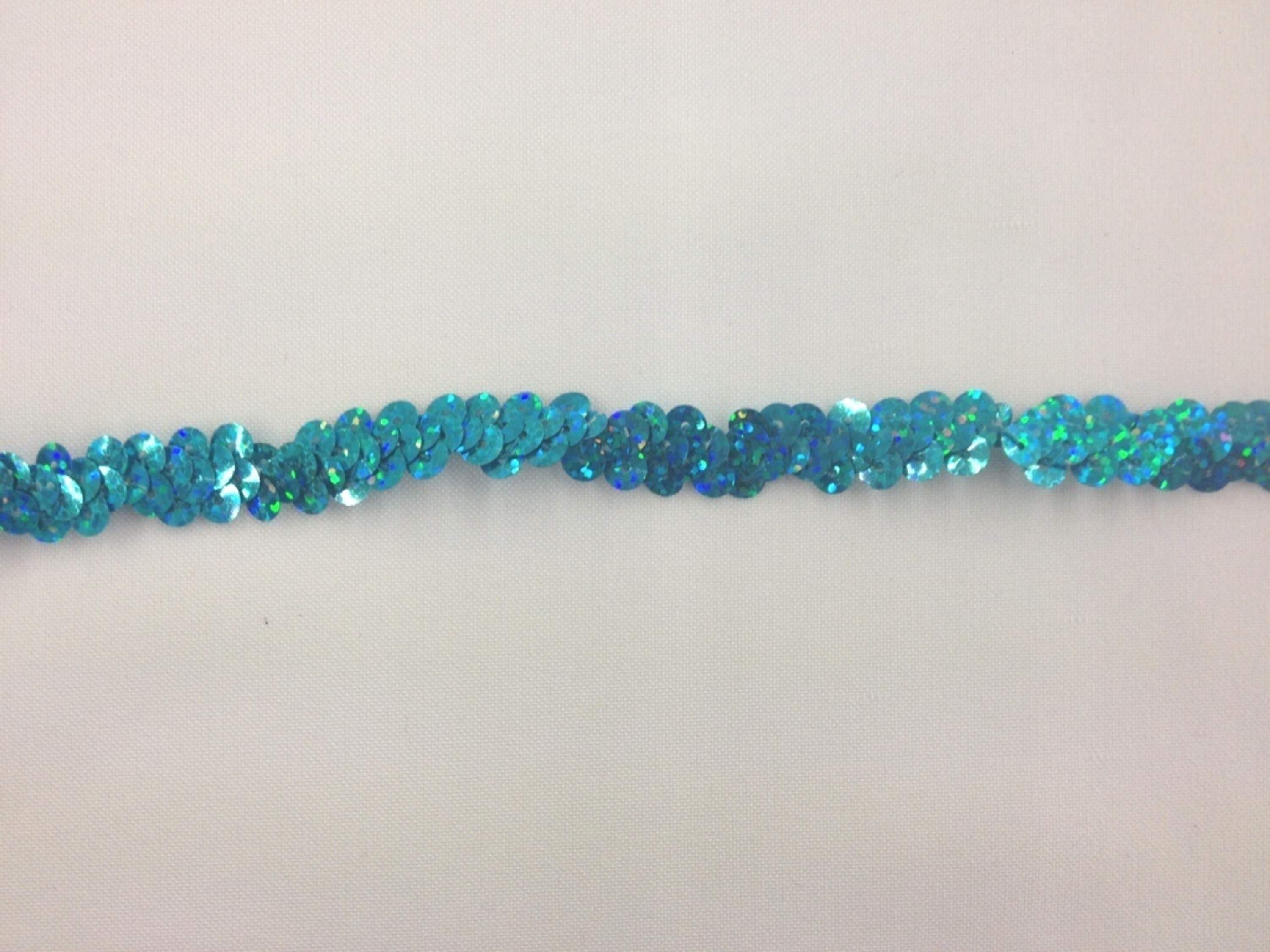Paillettenband Holo grün 6mm, 1,59